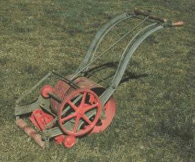 The World's first lawnmower
