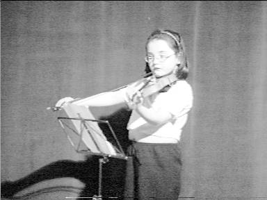 Rachel playing Violin