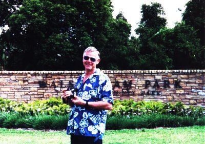 Tony outside Walsingham Park